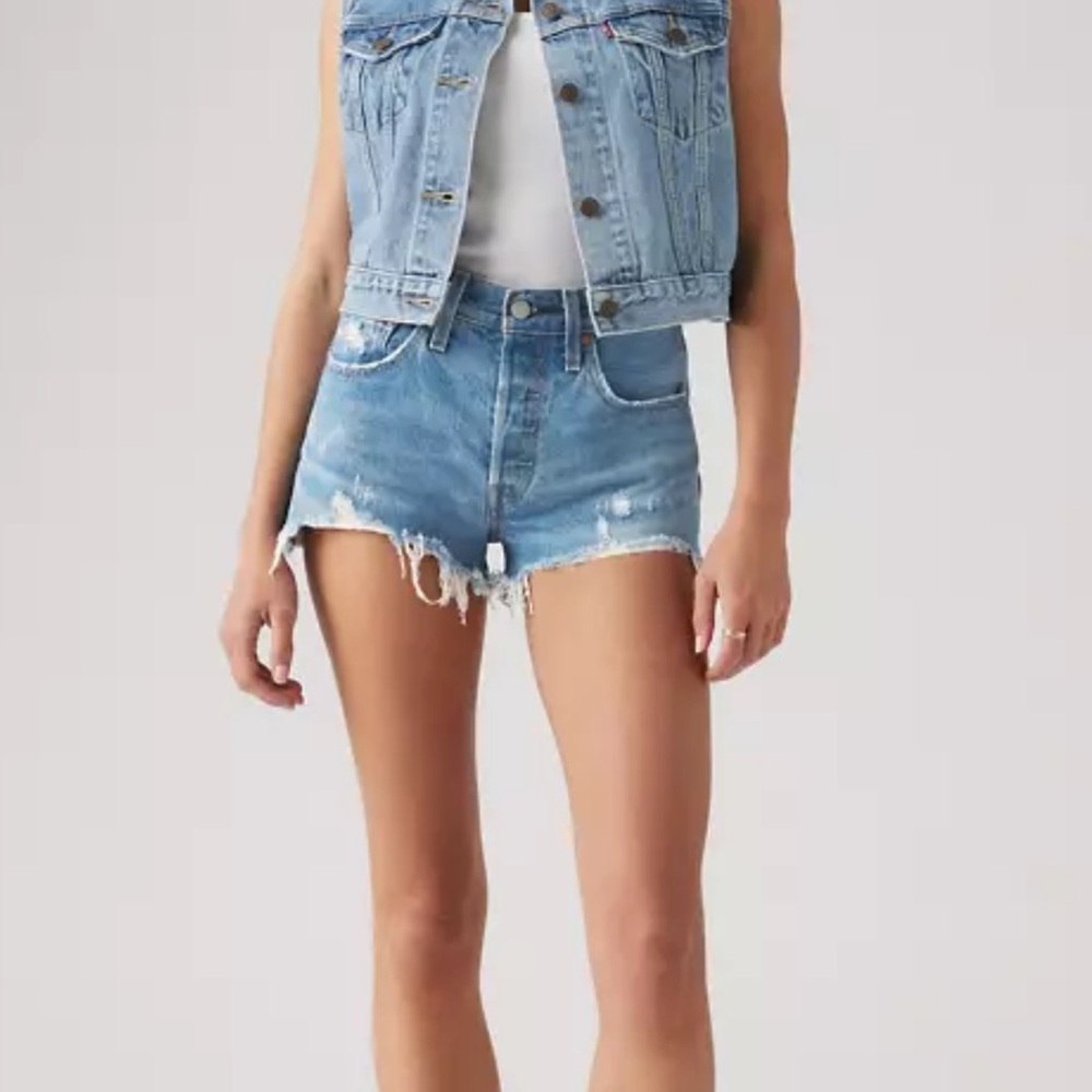 Levi’s 501 high rise denim Shorts